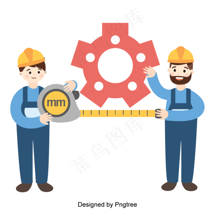 平面生产制造业测绘要素,免抠元素