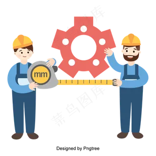 平面生产制造业测绘要素,免抠元素