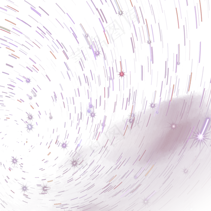 紫色点线环绕星空元素,免抠元素(2000X2000(DPI:300))psd模版下载