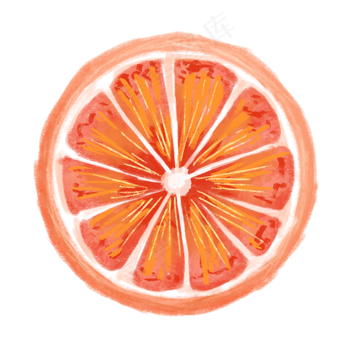 矢量血橙(2000*2000px 150 dpi )ai矢量模版下载