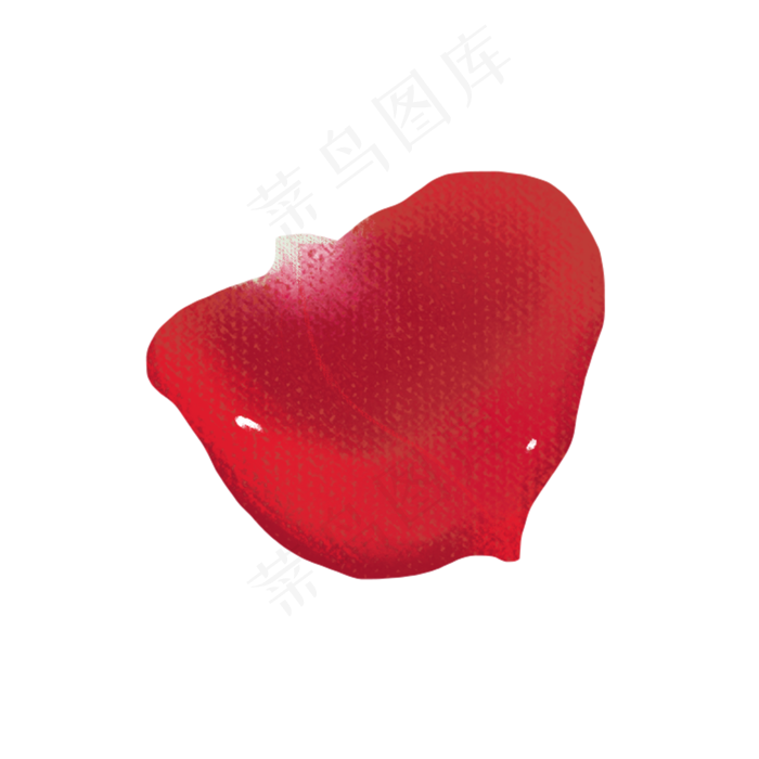 手绘玫瑰花瓣png素材