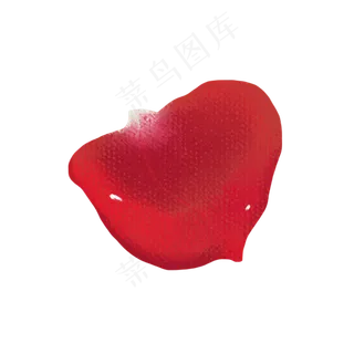 手绘玫瑰花瓣png素材