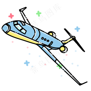 MBE客机飞机,免抠元素