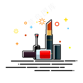 手绘卡通口红唇釉