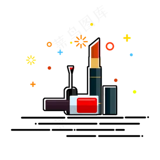 手绘卡通口红唇釉