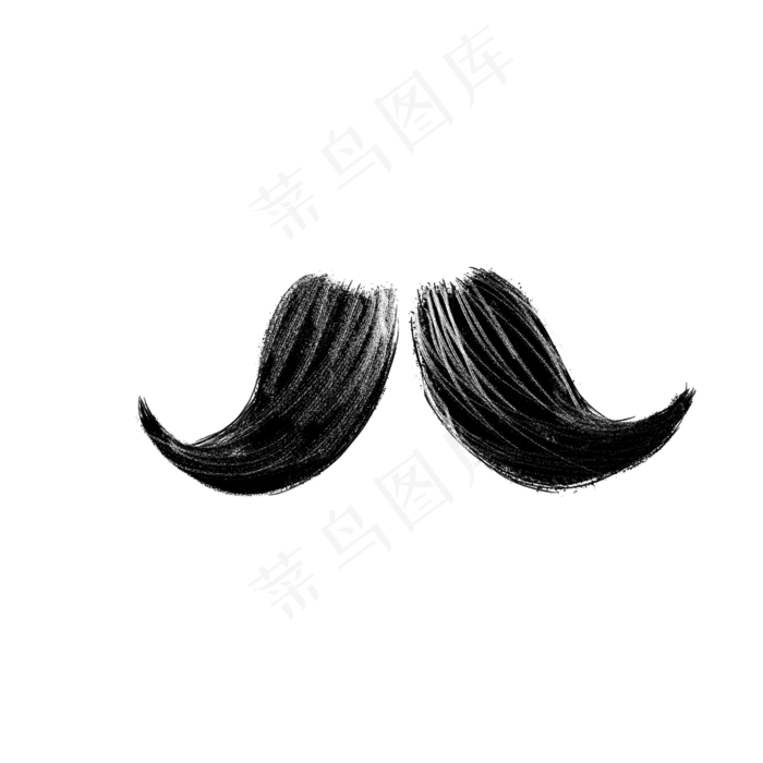 卷胡子黑胡子(2000X2000(DPI:300))psd模版下载