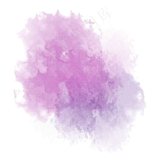 紫色水彩晕染