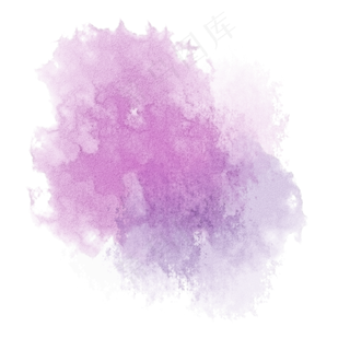 紫色水彩晕染