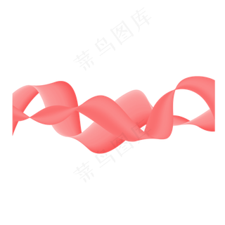 卡通彩带免抠png