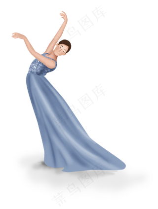 舞蹈培训班人物素材,免抠元素