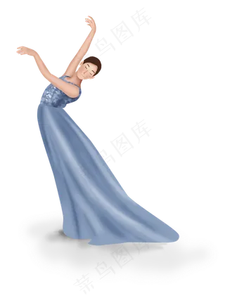 舞蹈培训班人物素材,免抠元素