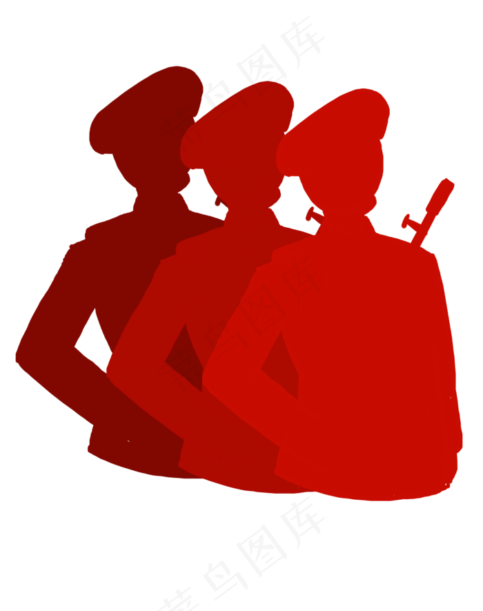 建军节军人(2480X3135(DPI:300))psd模版下载