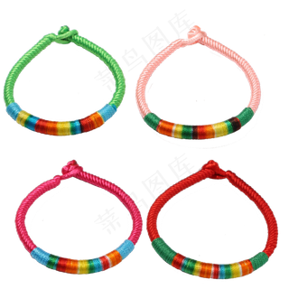 四个五彩绳小产品