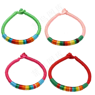 四个五彩绳小产品