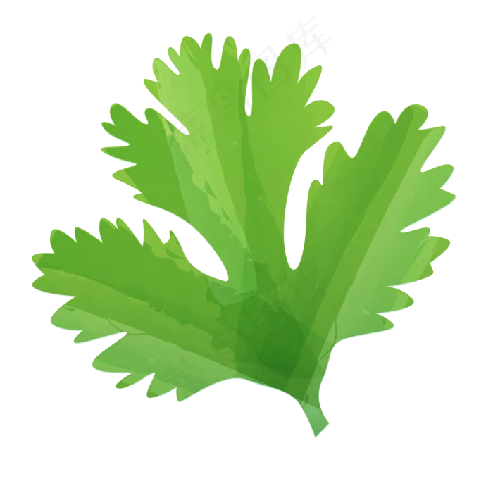 卡通绿叶植物生长免抠图(2000X2000(DPI:300))psd模版下载