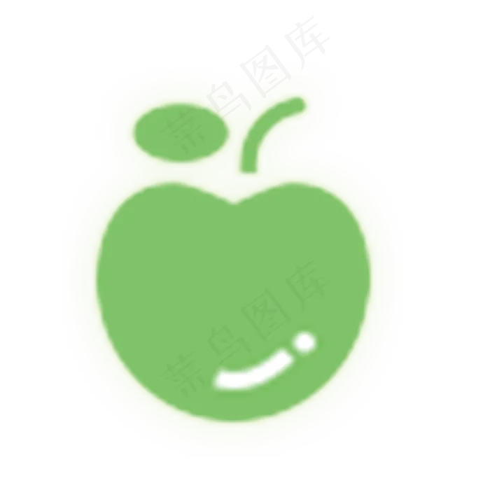 扁平化苹果(2000X2000(DPI:150))psd模版下载