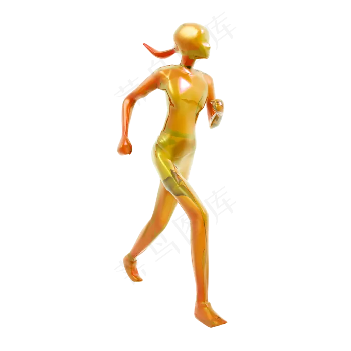 创意运动青年png图(2000X2000(DPI:300))psd模版下载