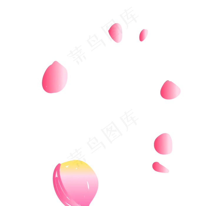浪漫唯美玫瑰花瓣元素(4167*4168px 300 dpi )ai矢量模版下载