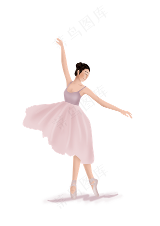 舞蹈班芭蕾舞人物,免抠元素