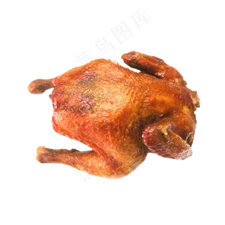 实拍烤全鸡,免抠元素