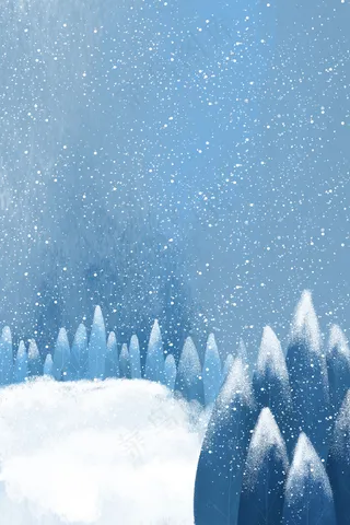 大寒手绘psd分层banner