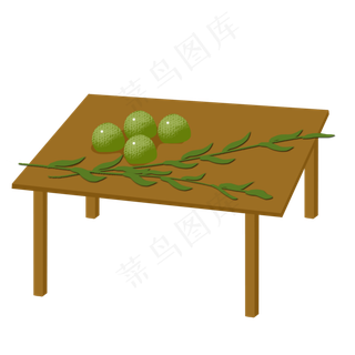 清明节青团png素材