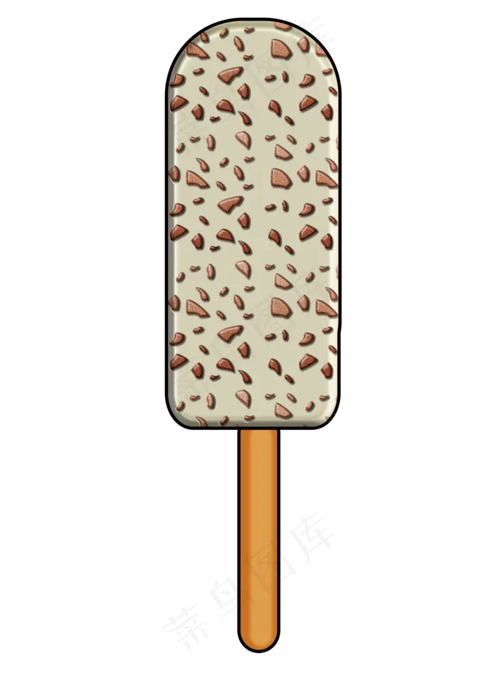 白色巧克力雪糕素材(2000X2715(DPI:300))psd模版下载