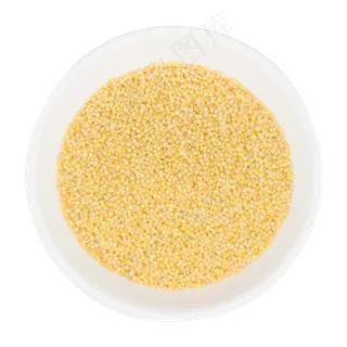 黄色五谷小米,免抠元素