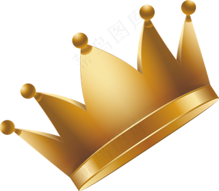 卡通王冠矢量图下载,免抠元素