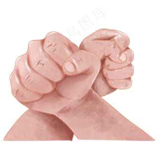 水彩抗疫肺炎团结就是力量