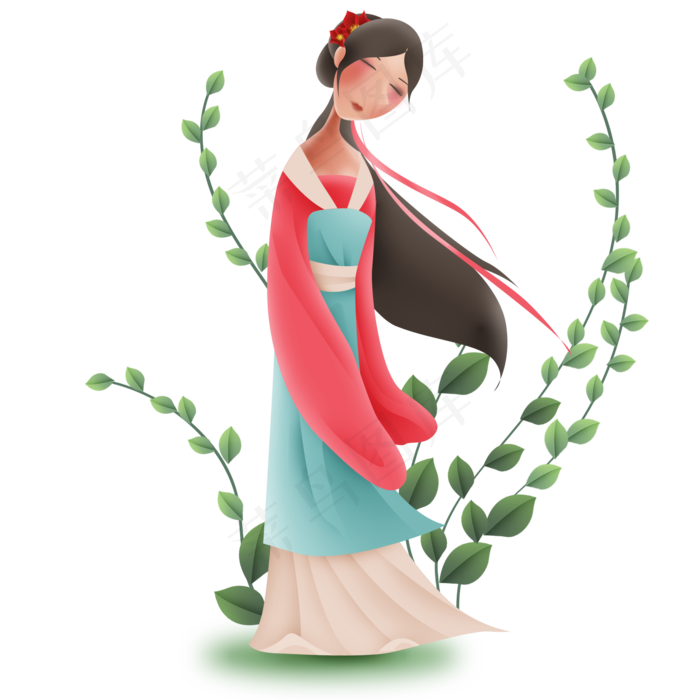 美丽的古装少女