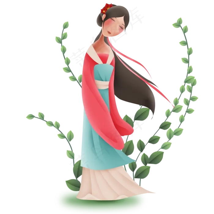 美丽的古装少女