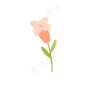 小清新水彩手绘花朵玫瑰