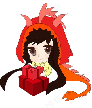 儿童节可爱Q版全身小孩子png格式