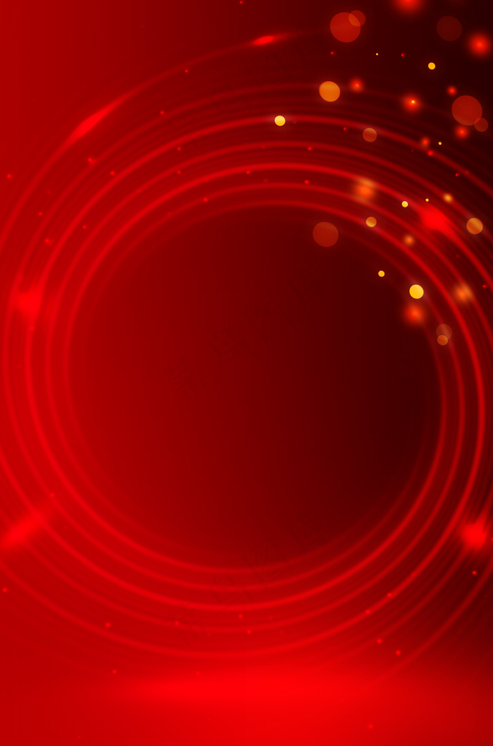 大气红色背景模版