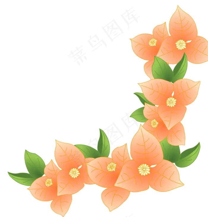 鲜花盛开勒杜鹃(1244X1299(DPI:300))psd模版下载