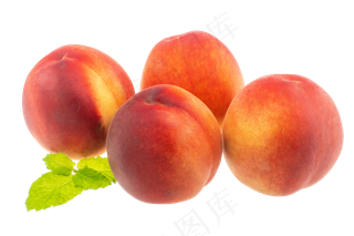 红色水蜜桃实物