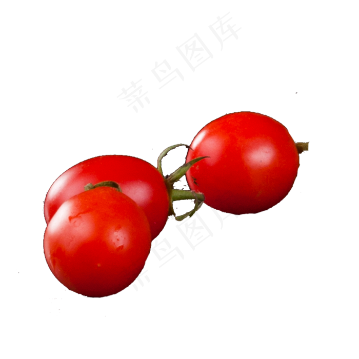 红色的圣女果免抠图