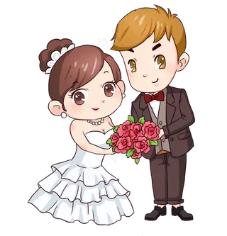 结婚新郎新娘