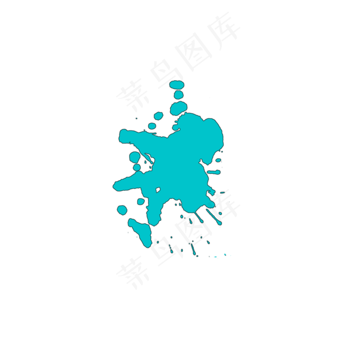 彩色油漆斑驳笔刷效果(2000X2000(DPI:300))psd模版下载