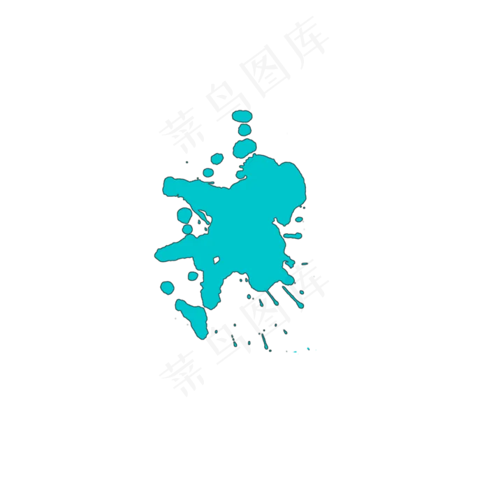彩色油漆斑驳笔刷效果(2000X2000(DPI:300))psd模版下载