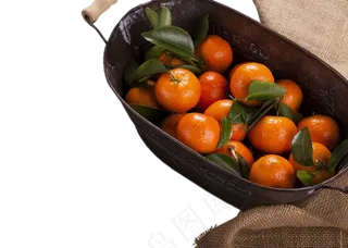新鲜香甜可口的橘子