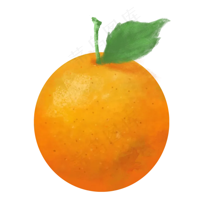 桔子橘色橘黄圆形(2000X2000(DPI:300))psd模版下载
