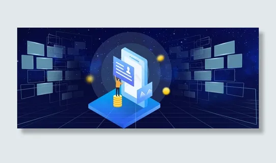 科技线条数据背景