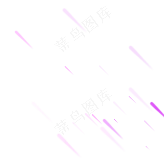 紫色流星雨矢量元素,免抠元素(2000*2000px)psd模版下载