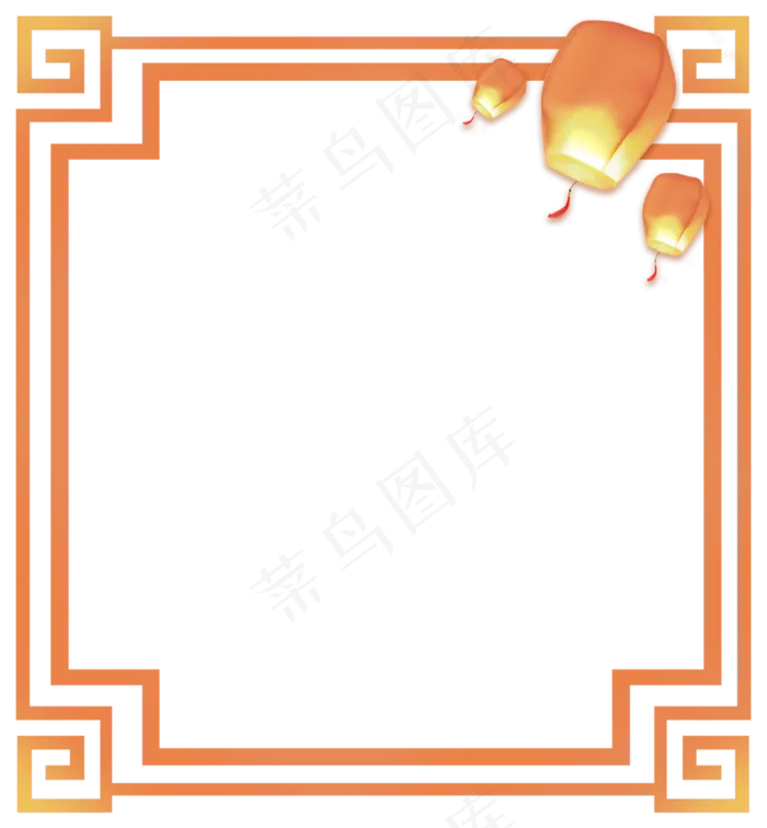 古风边框(2500X2700(DPI:72))psd模版下载