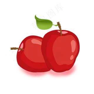 花牛苹果中国风红色苹果
