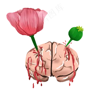 禁止吸毒损害健康,免抠元素