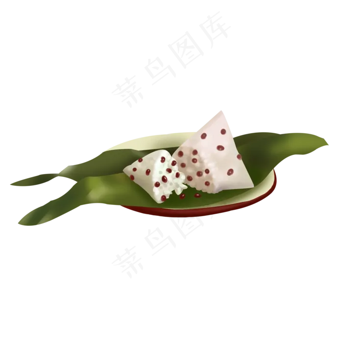 白色的粽子(2000X2000(DPI:300))psd模版下载