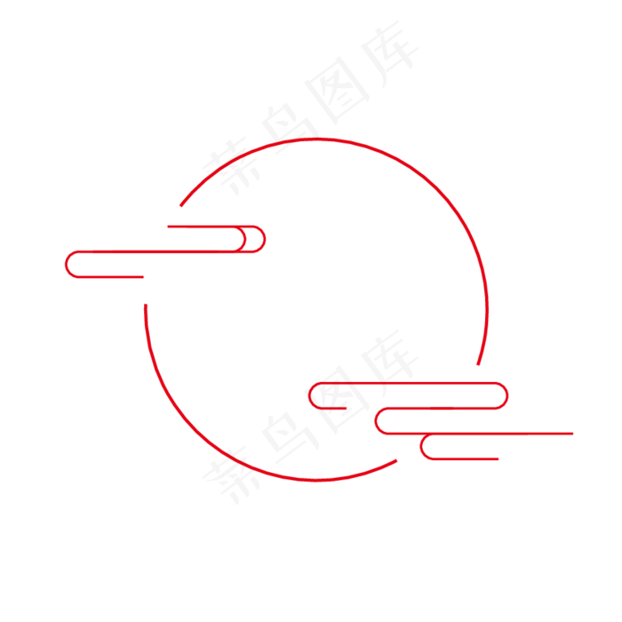 中式云纹,免抠元素(1500*1500px 300 dpi )ai矢量模版下载